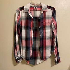 Mudd Red Plaid Shirt